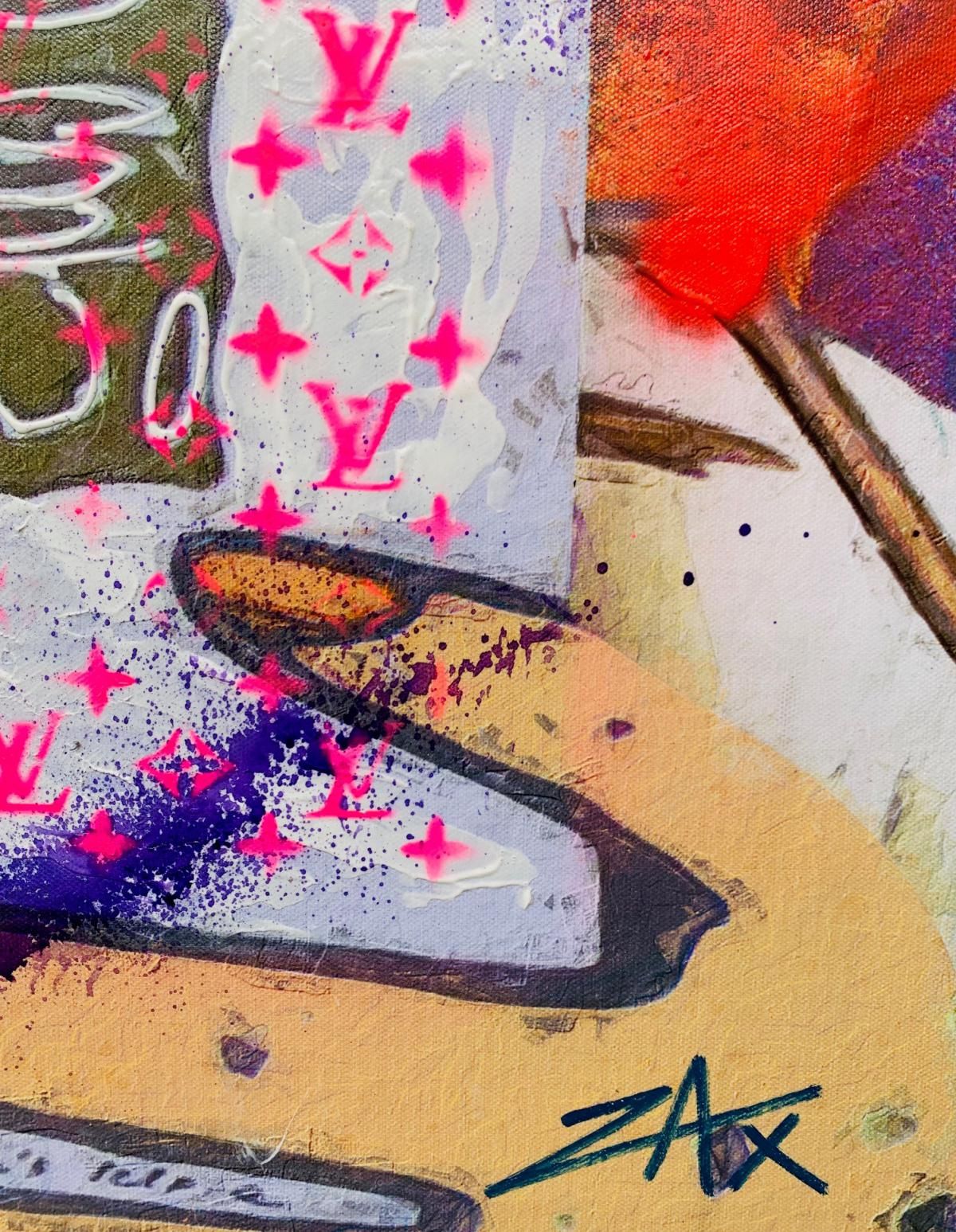 E.M. Zax- 1/1 Mixed Media unique on canvas