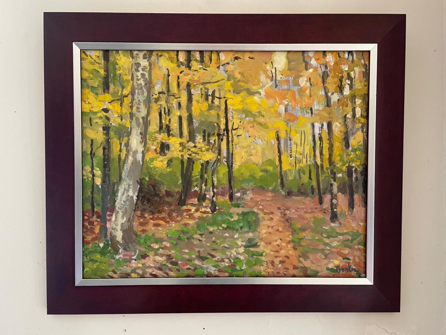 Boris- Oil on canvas "Fall. Berkshires"