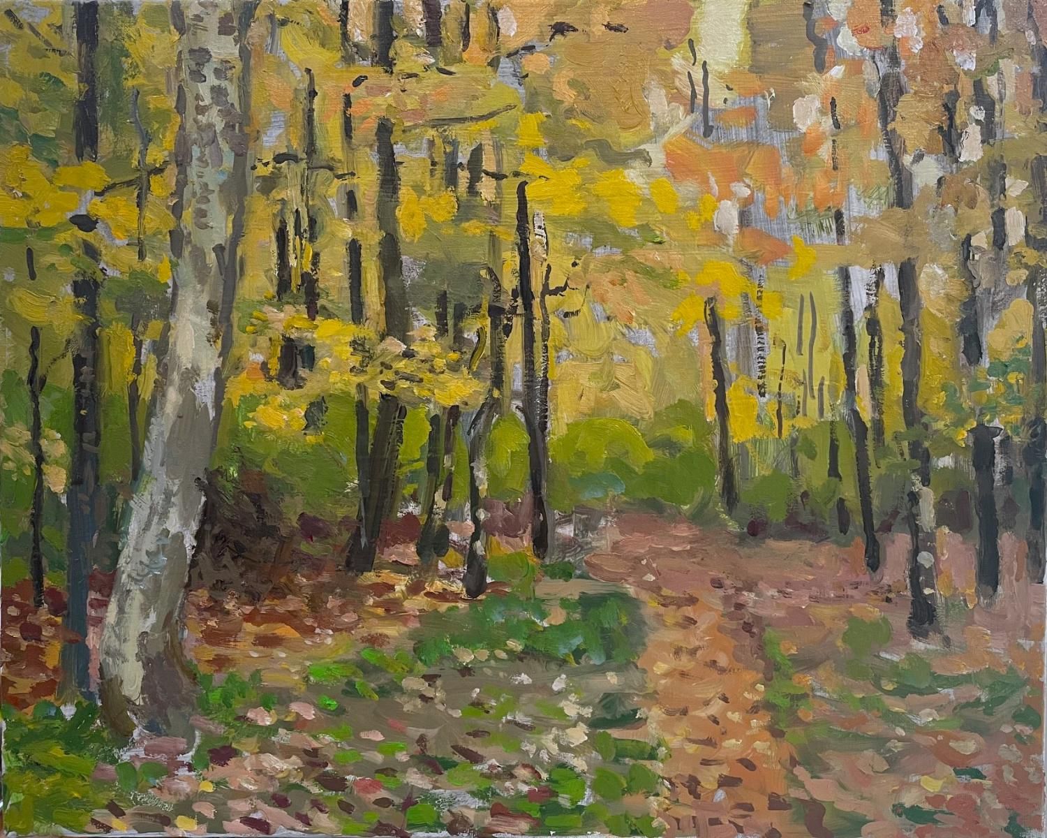 Boris- Oil on canvas "Fall. Berkshires"