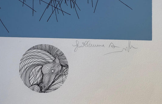 Guillaume Azoulay- Serigraph on paper "Exodus"