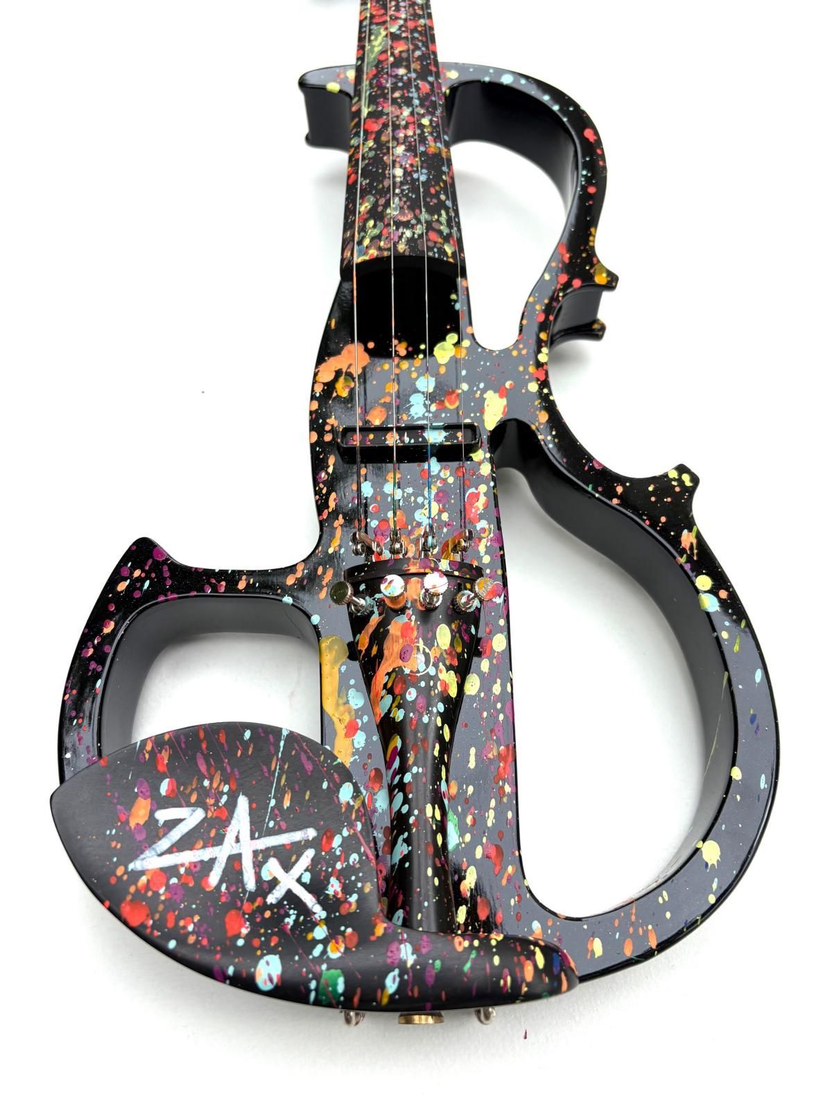 E.M. Zax- Hand painted one-of-a-kind violin wall sculpture