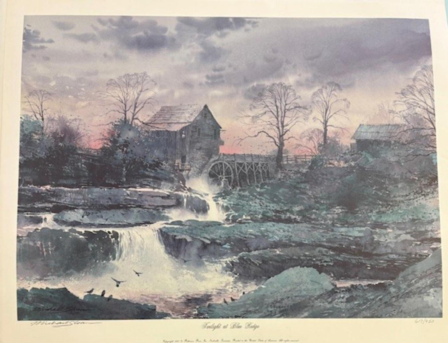 Michael Sloan- Limited edition lithograph on paper