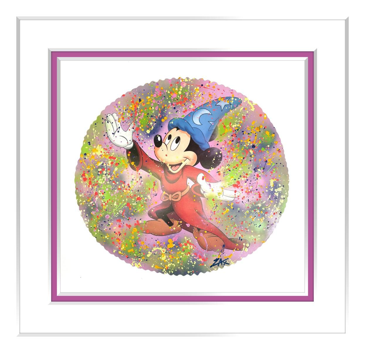 E.M ZAX- 1/1 unique mixed media on paper