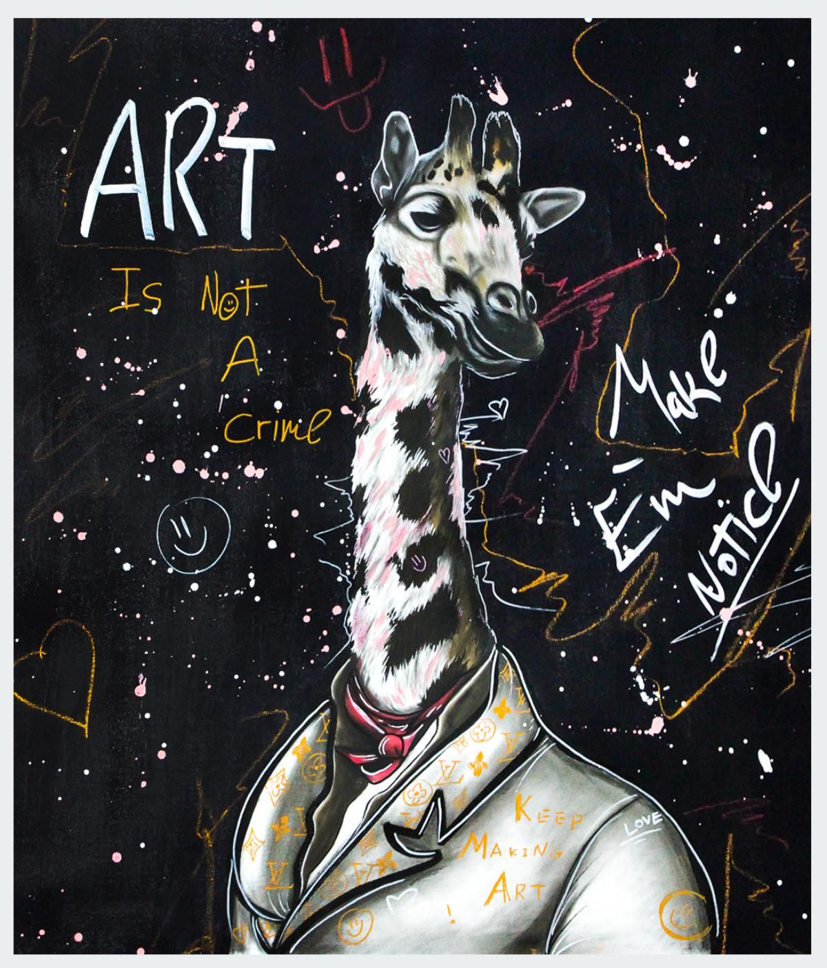 Hen Maman- Original Painting on Canvas "Meeting Day"