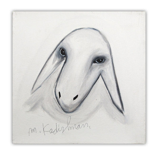 Menashe Kadishman- Original Acrylic on Canvas "Untitled"