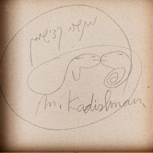 Menashe Kadishman- Original Acrylic on Canvas "Untitled"