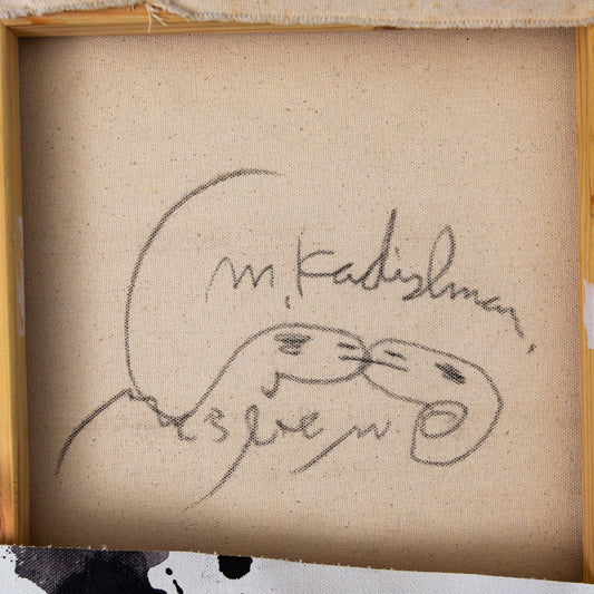 Menashe Kadishman- Original Acrylic on Canvas "Untitled"