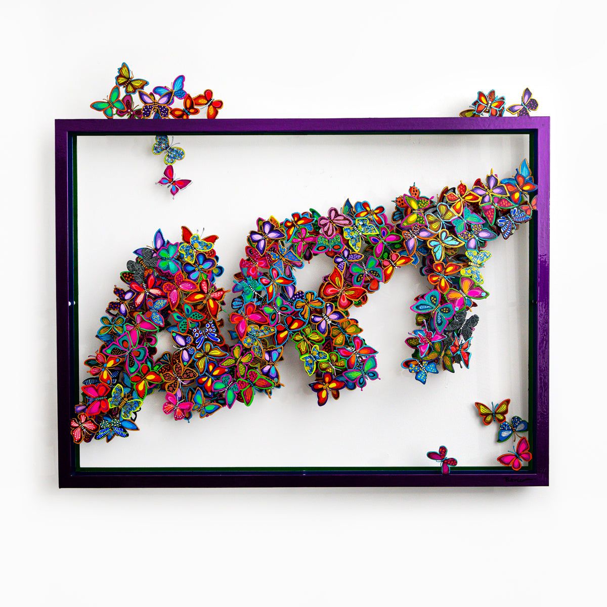 Patricia Govezensky- Original Painting on Cutout Steel "Contemporary ART"