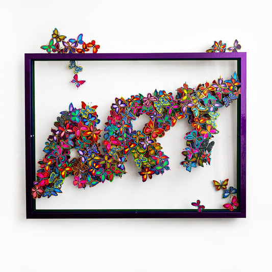 Patricia Govezensky- Original Painting on Cutout Steel "Contemporary ART"