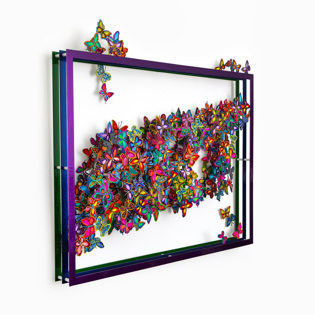 Patricia Govezensky- Original Painting on Cutout Steel "Contemporary ART"