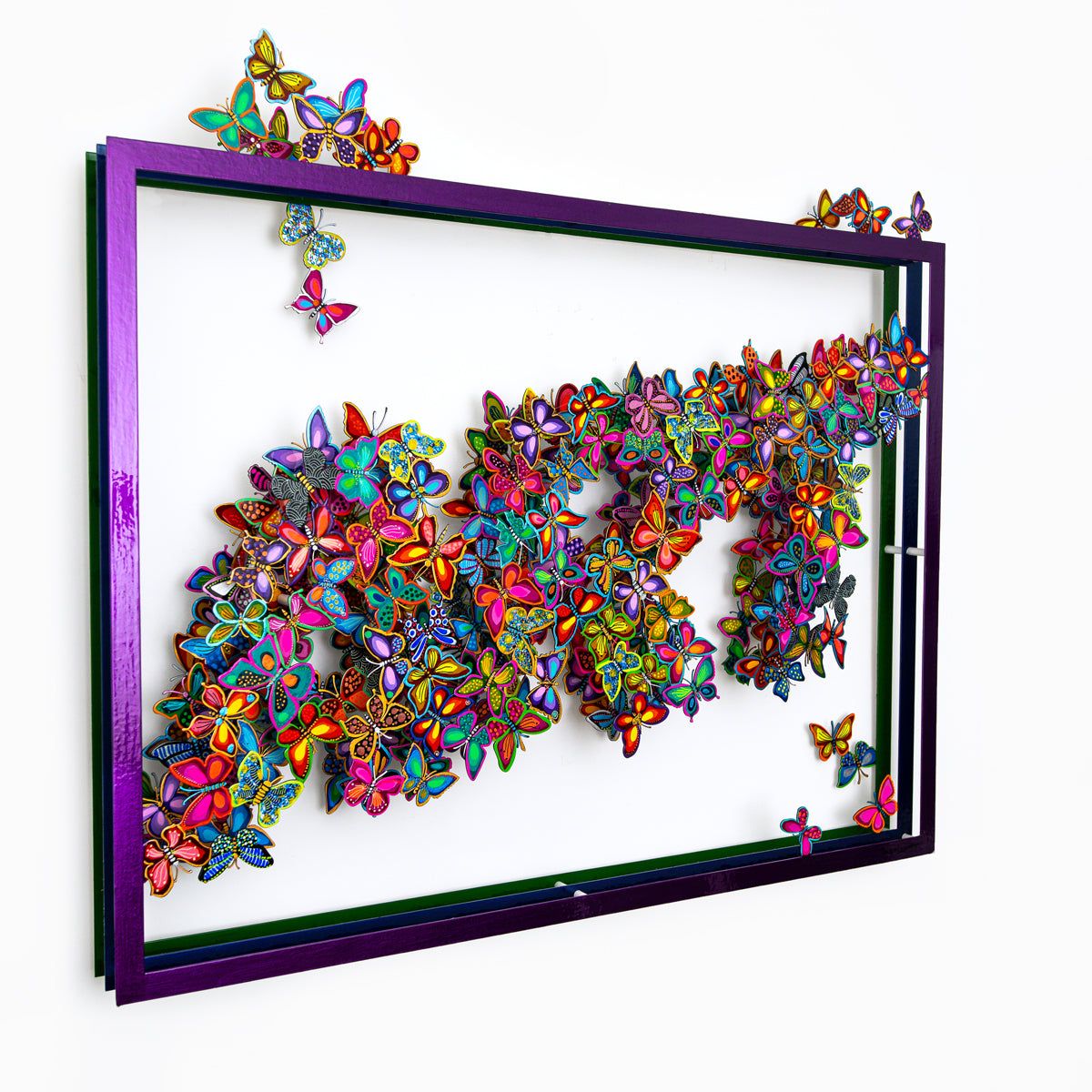 Patricia Govezensky- Original Painting on Cutout Steel "Contemporary ART"