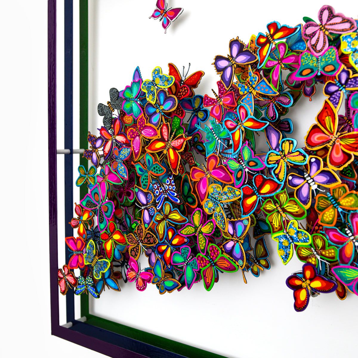 Patricia Govezensky- Original Painting on Cutout Steel "Contemporary ART"