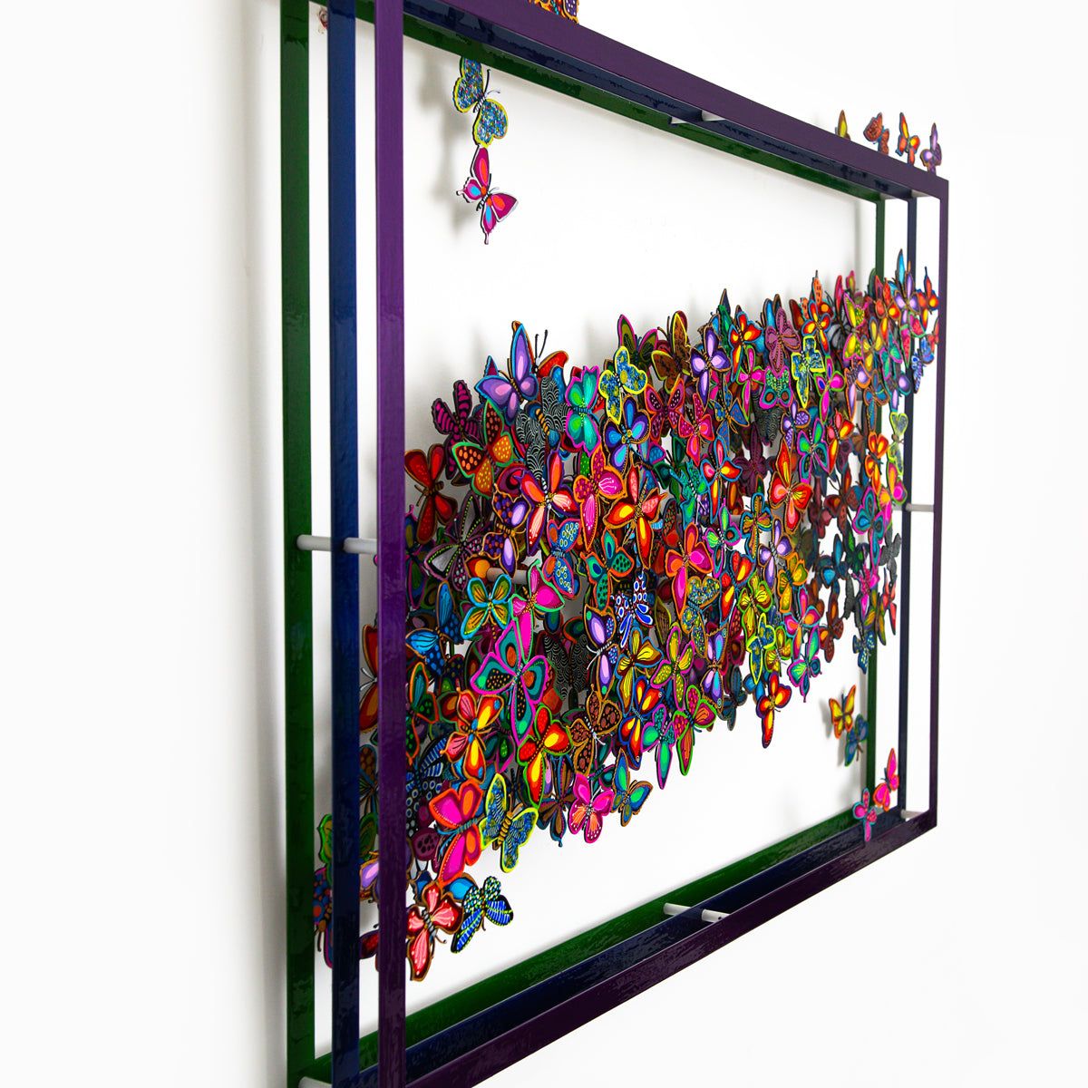 Patricia Govezensky- Original Painting on Cutout Steel "Contemporary ART"