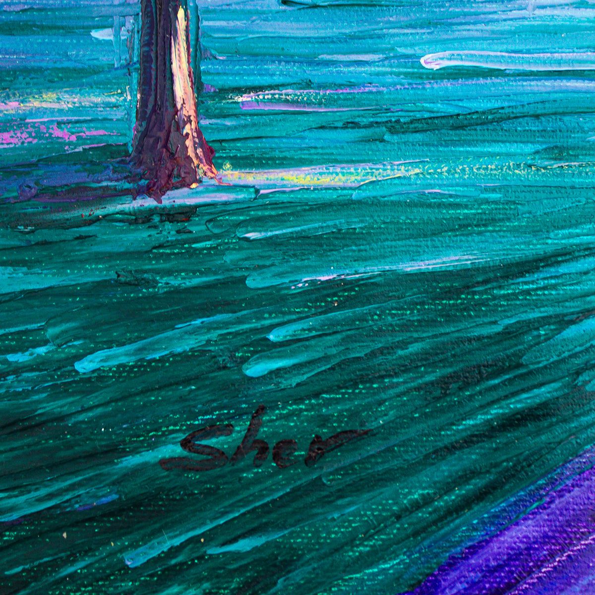 Svyatoslav Shyrochuk- Original Oil on Canvas "The End Light"