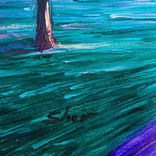 Svyatoslav Shyrochuk- Original Oil on Canvas "The End Light"