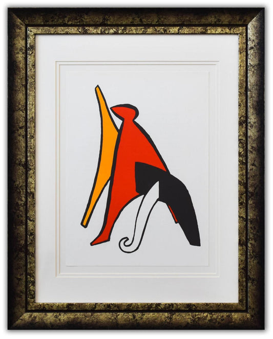 Alexander Calder- Lithograph "DLM141 - Sabot et bonnet phrygien"