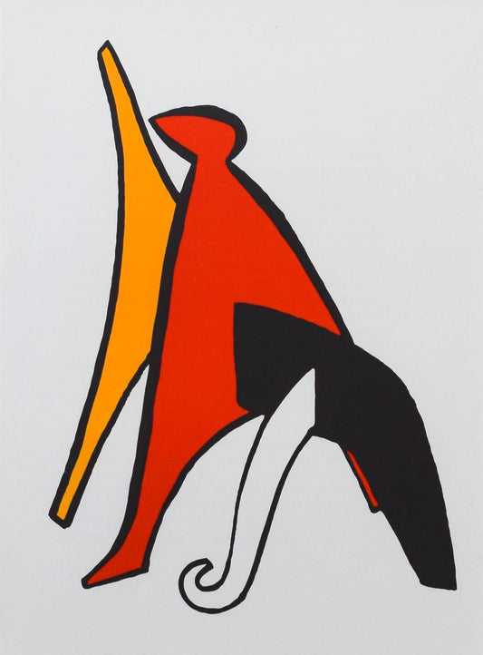 Alexander Calder- Lithograph "DLM141 - Sabot et bonnet phrygien"
