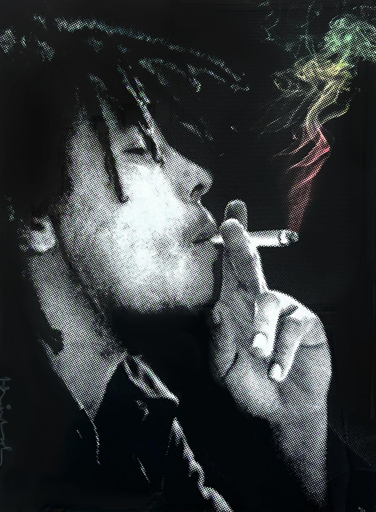 Mr. Brainwash- Silkscreen on Paper "Happy Birthday Bob Marley! Jamming (Vertical Colors)"