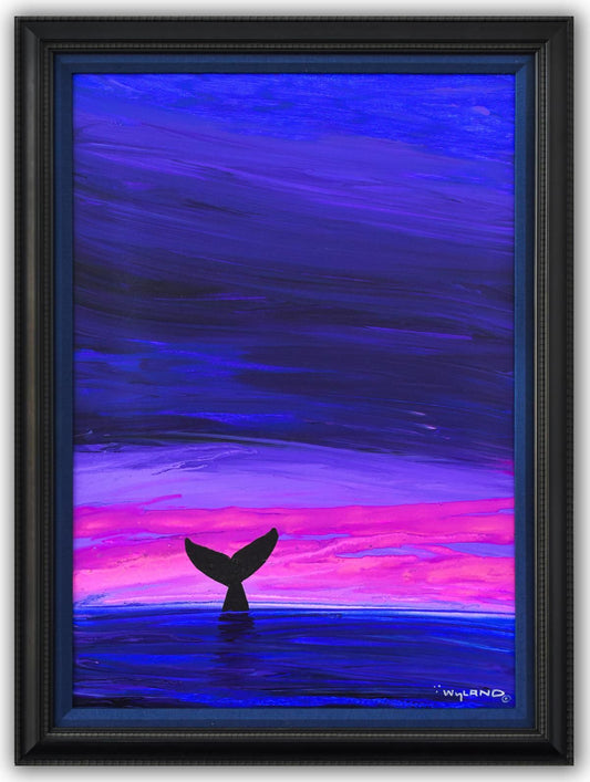 Wyland- Original Painting on Canvas "Whale Tail"