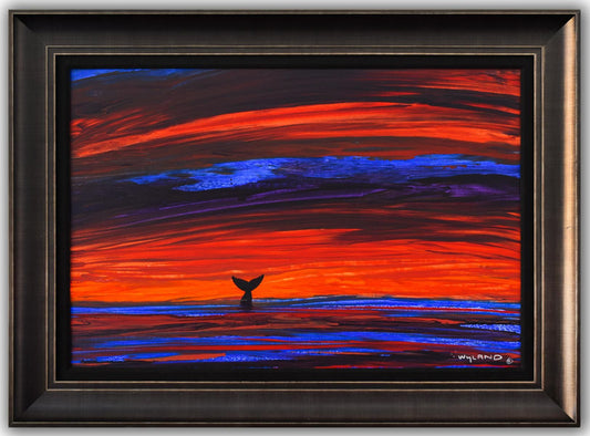 Wyland- Original Painting on Canvas "Island Time"