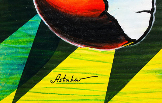 Alexander Astahov- Original Oil on Canvas "Welcome To My House"