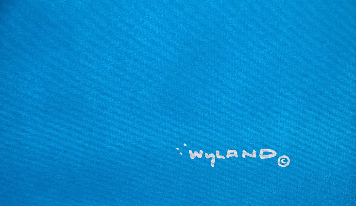 Wyland- Original Painting on Canvas "Dolphins"