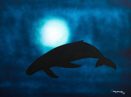 Wyland- Original Painting on Canvas "Humpback"