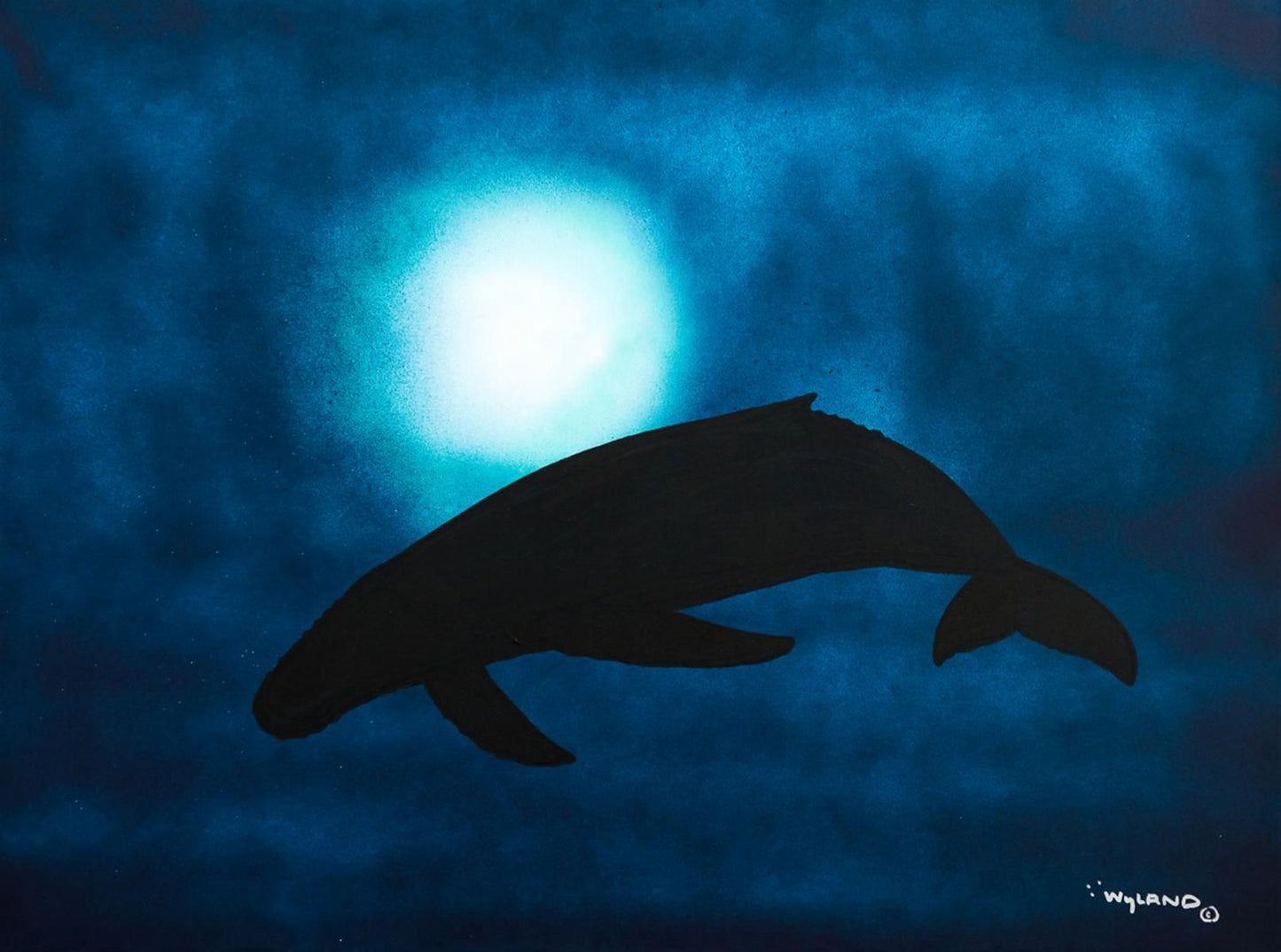 Wyland- Original Painting on Canvas "Humpback"