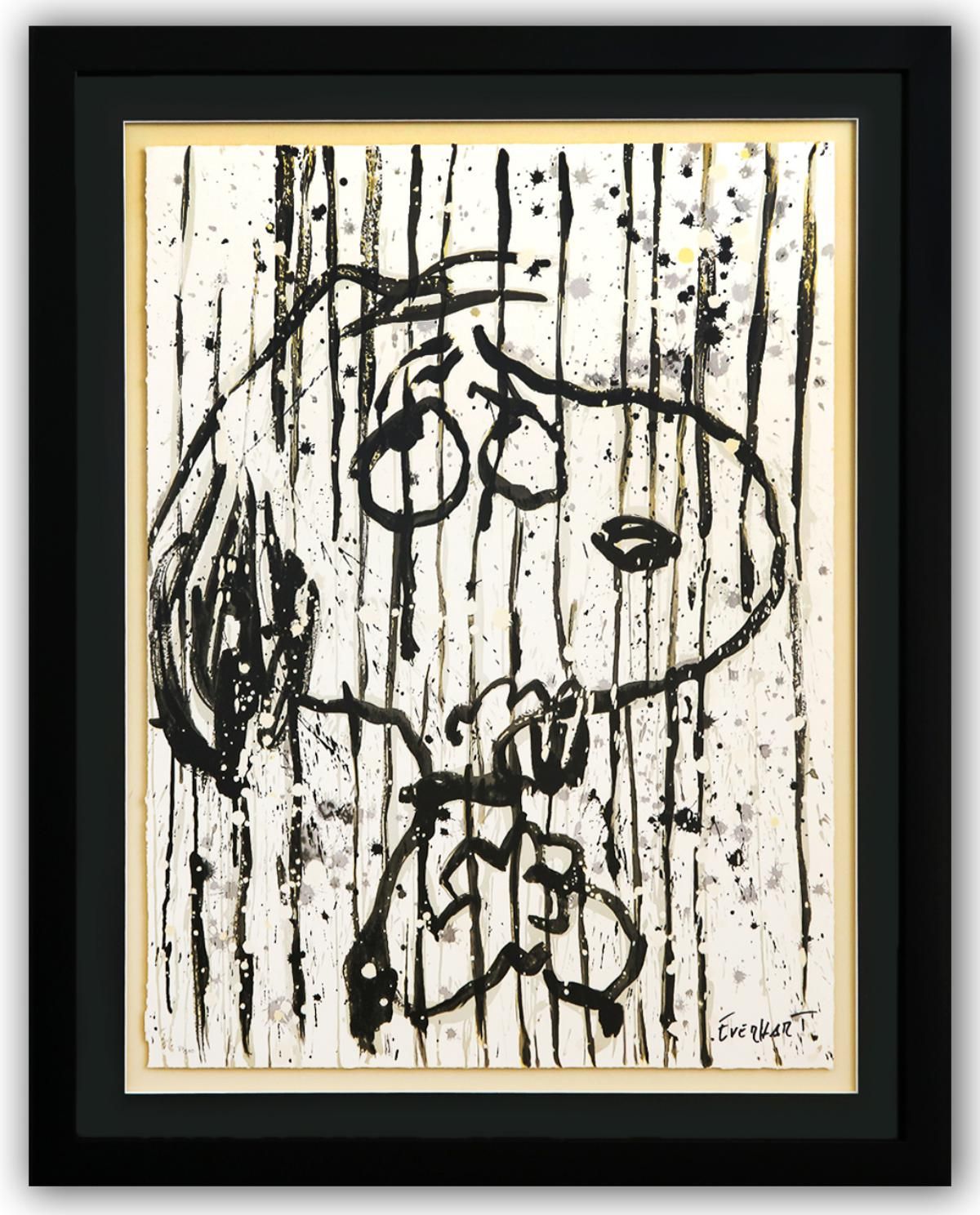 Tom Everhart- Hand Pulled Original Lithograph "Dancing In The Rain"