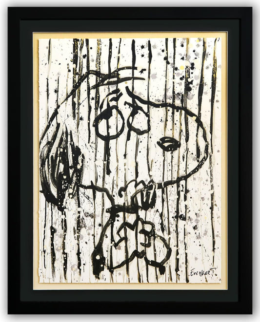 Tom Everhart- Hand Pulled Original Lithograph "Dancing In The Rain"