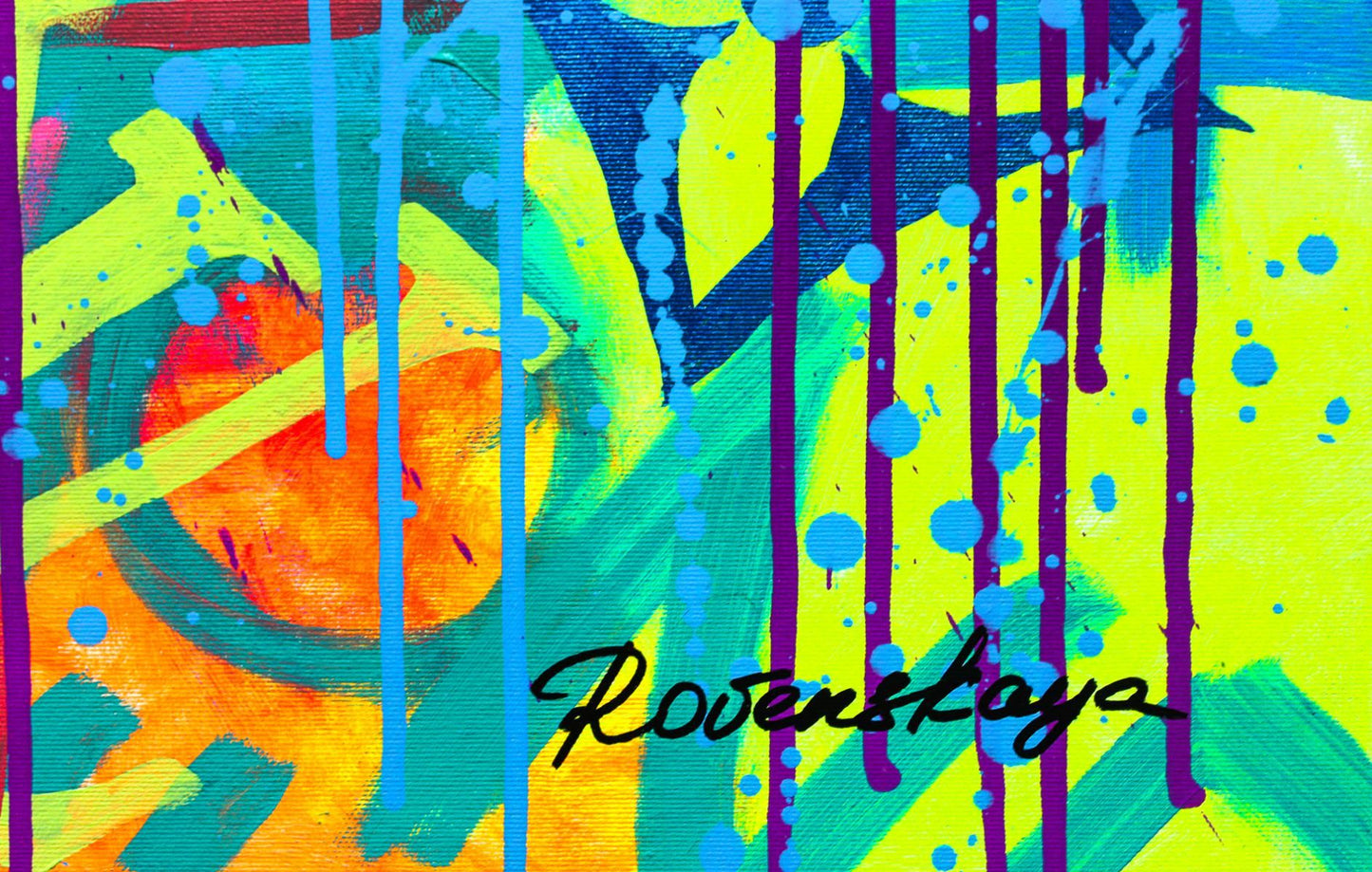 Nastya Rovenskaya- Original Oil on Canvas "New Idea"