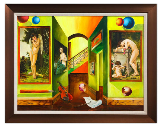 Alexander Astahov- Original Oil on Canvas "Ancient History"