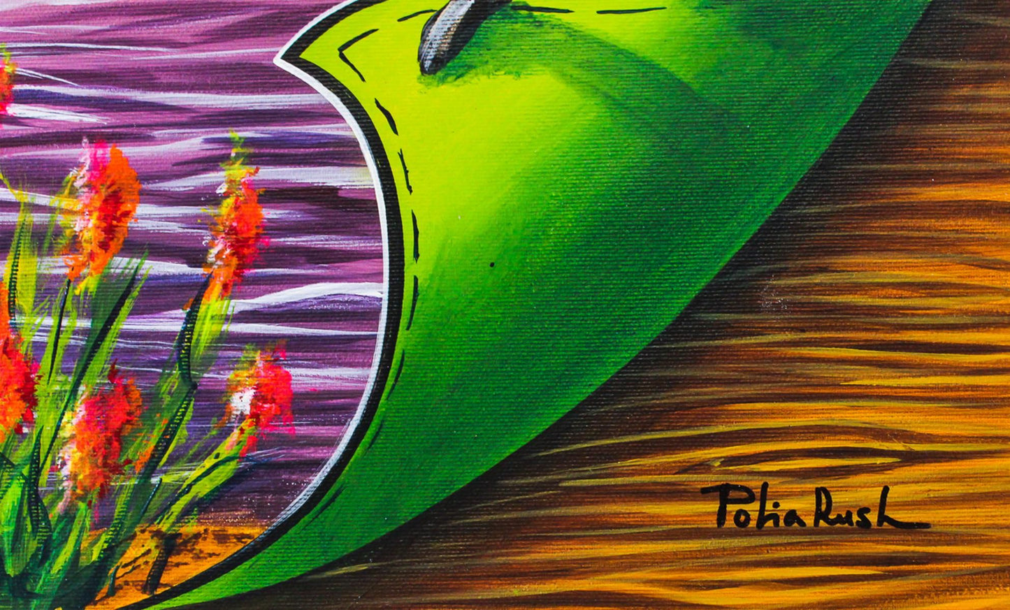 Eugene Poliarush- Original Oil on Canvas "The Island Guard"