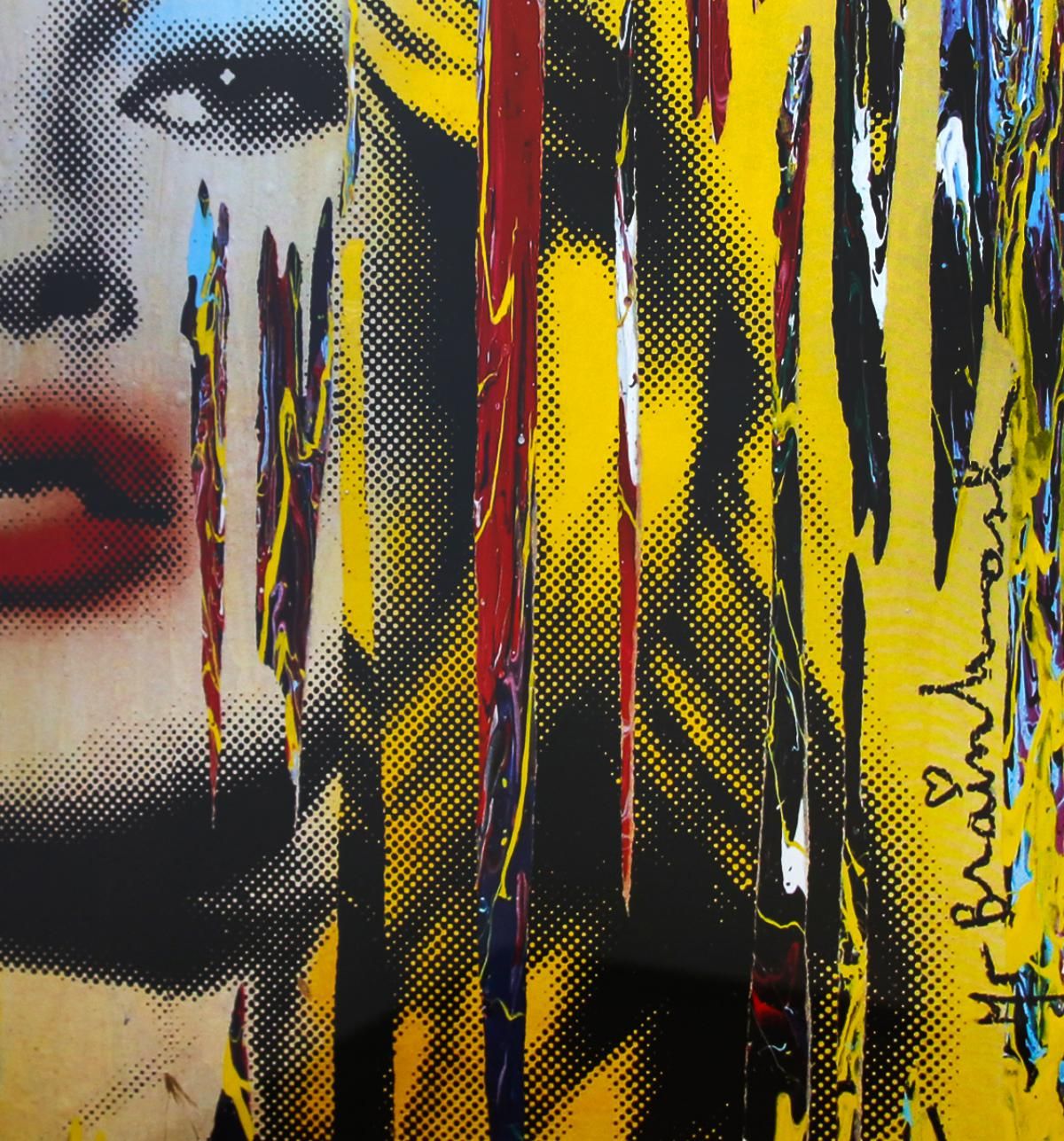 Mr. Brainwash- Offset Lithograph "Kate Moss"