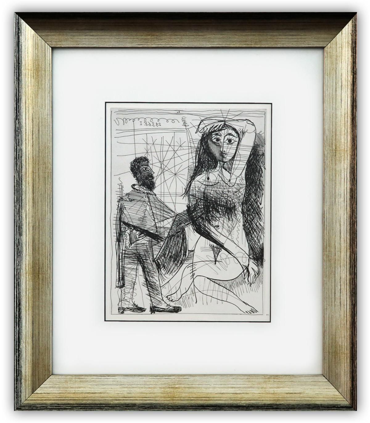 After Pablo Picasso- Offset Lithograph "From The 347 Series"