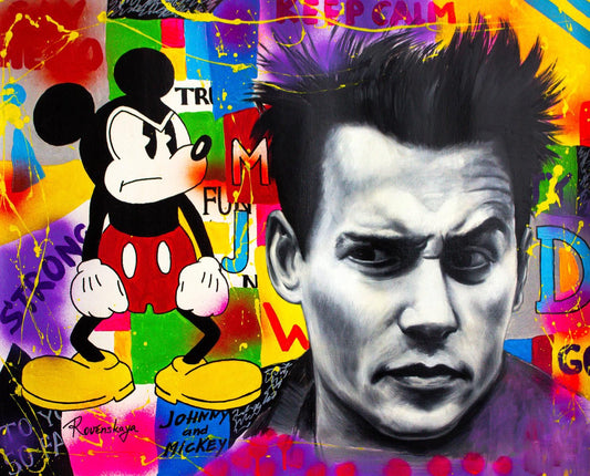 Nastya Rovenskaya- Original Oil on Canvas "Johnny"