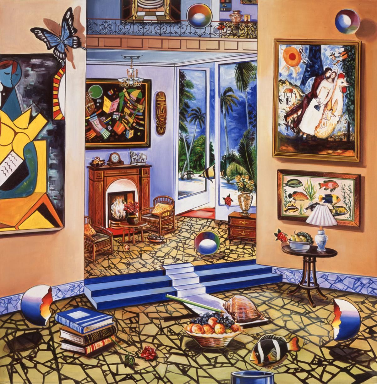 Alexander Astahov- Original Giclee on Canvas "Story Telling"