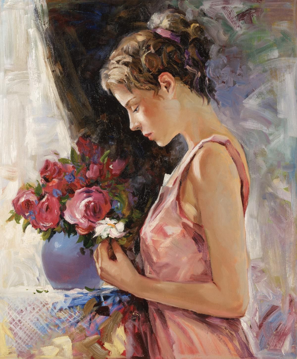 Igor Semeko- Original Giclee on Canvas "Blessings"