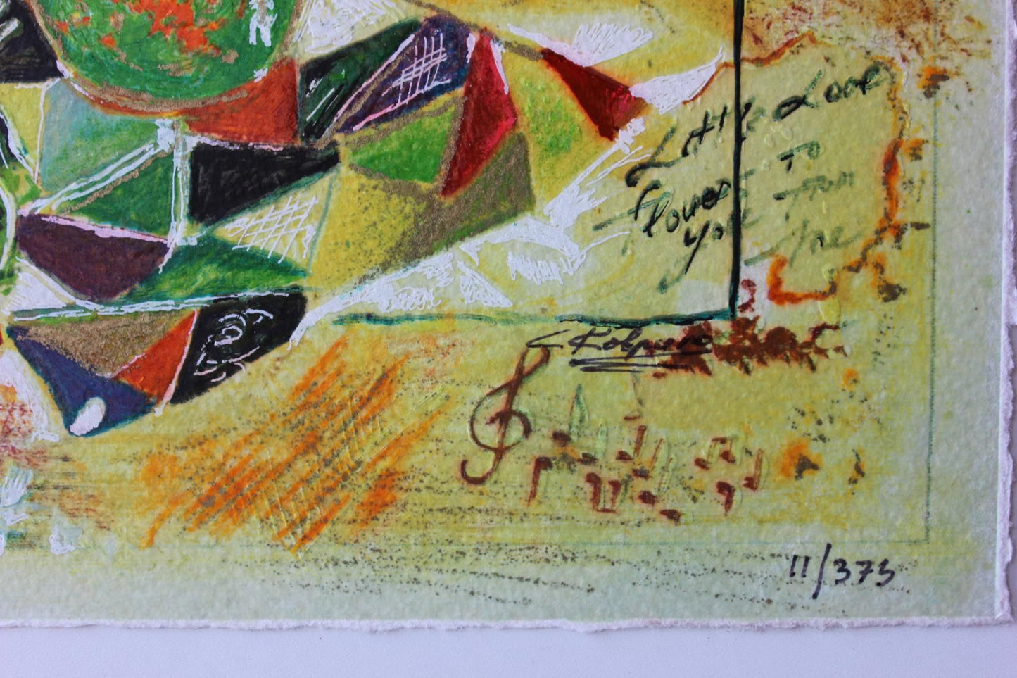 Sergey Kovrigo- Original Serigraph on Paper "Red Bouquet"