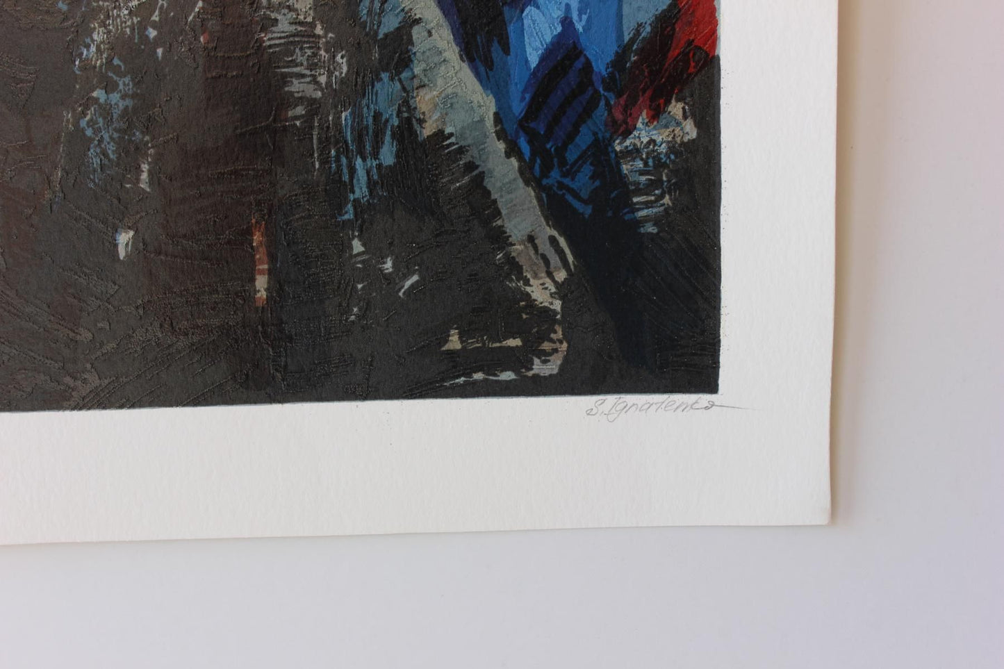 Sergey Ignatenko- Original Serigraph on Paper "Long Day"