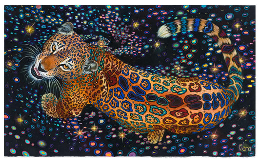 Vera V. Goncharenko- Original Giclee on Canvas "Strong Tiger"