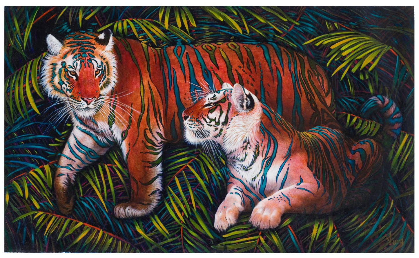 Vera V. Goncharenko- Original Giclee on Canvas "Home"