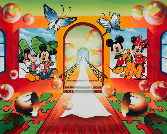 Alexander Astahov- Original Giclee on Canvas "White Carpet"