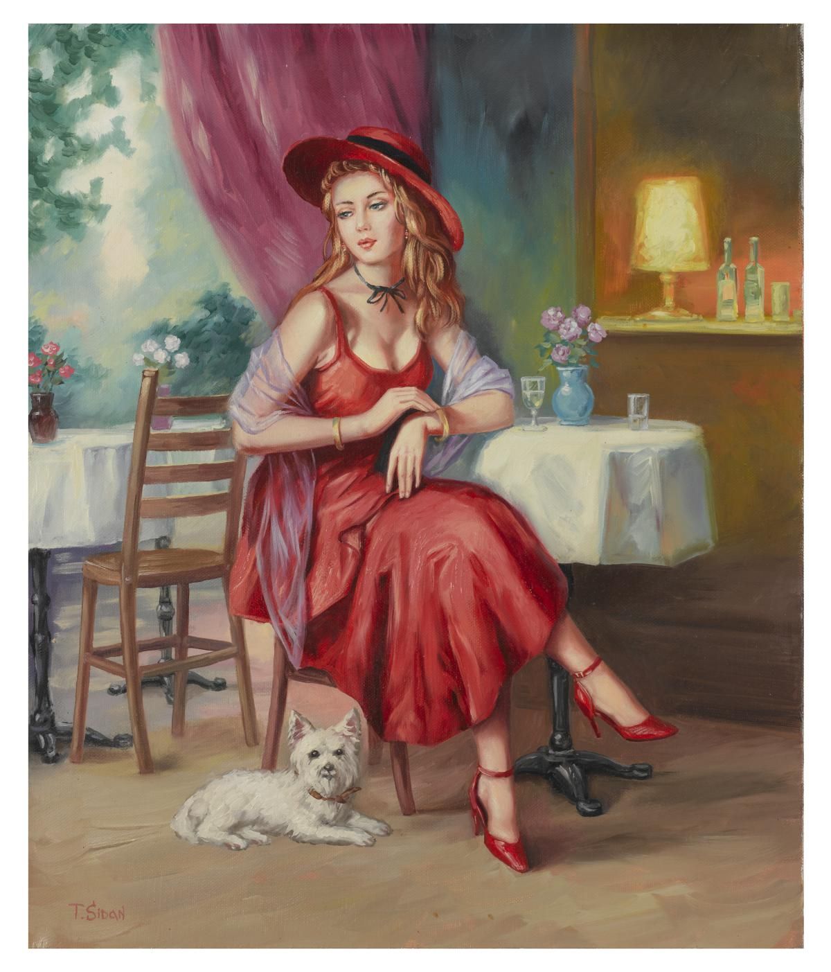 Taras Sidan- Original Giclee on Canvas "Juliette"