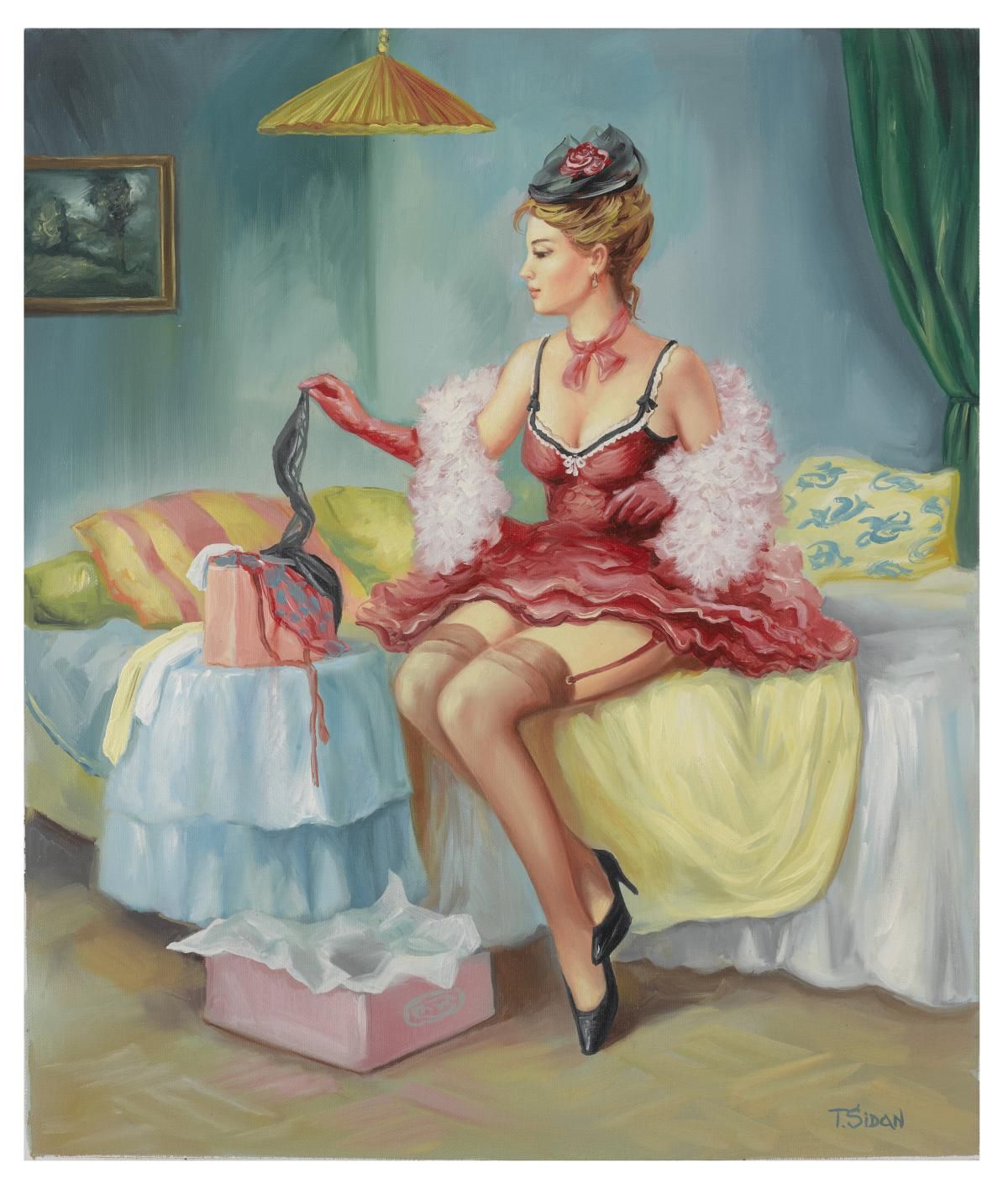 Taras Sidan- Original Giclee on Canvas "Ana"