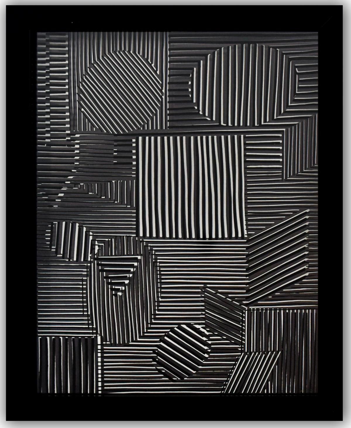 Victor Vasarely- 3D Wall Sculpture/object "Trois Dimensions Optique de la serie Cinetiques"
