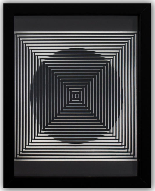 Victor Vasarely- 3D Wall Sculpture/object "Cinetiques"