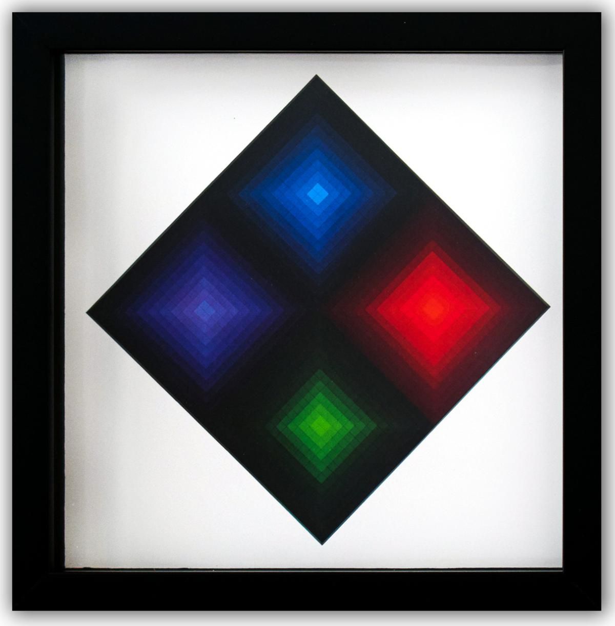 Victor Vasarely- Heliogravure Print "Arcturus - II"