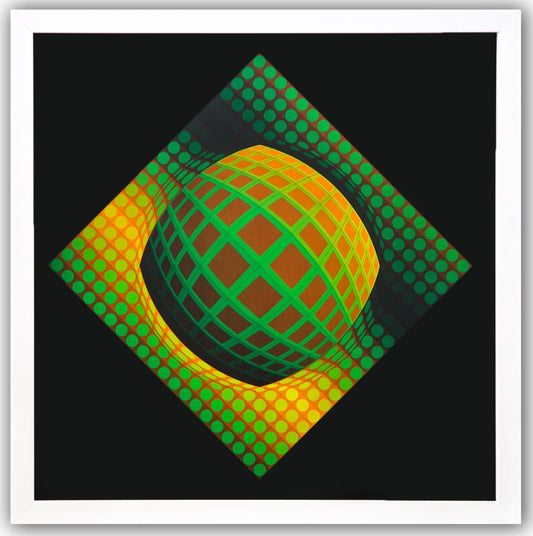 Victor Vasarely- Heliogravure Print "Untitled"