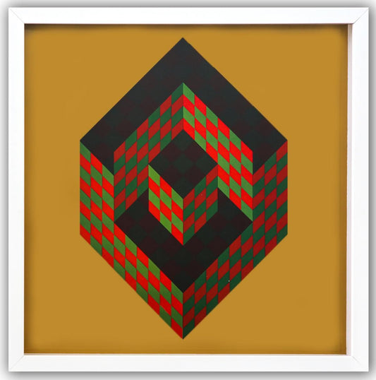 Victor Vasarely- Heliogravure Print "Untitled"